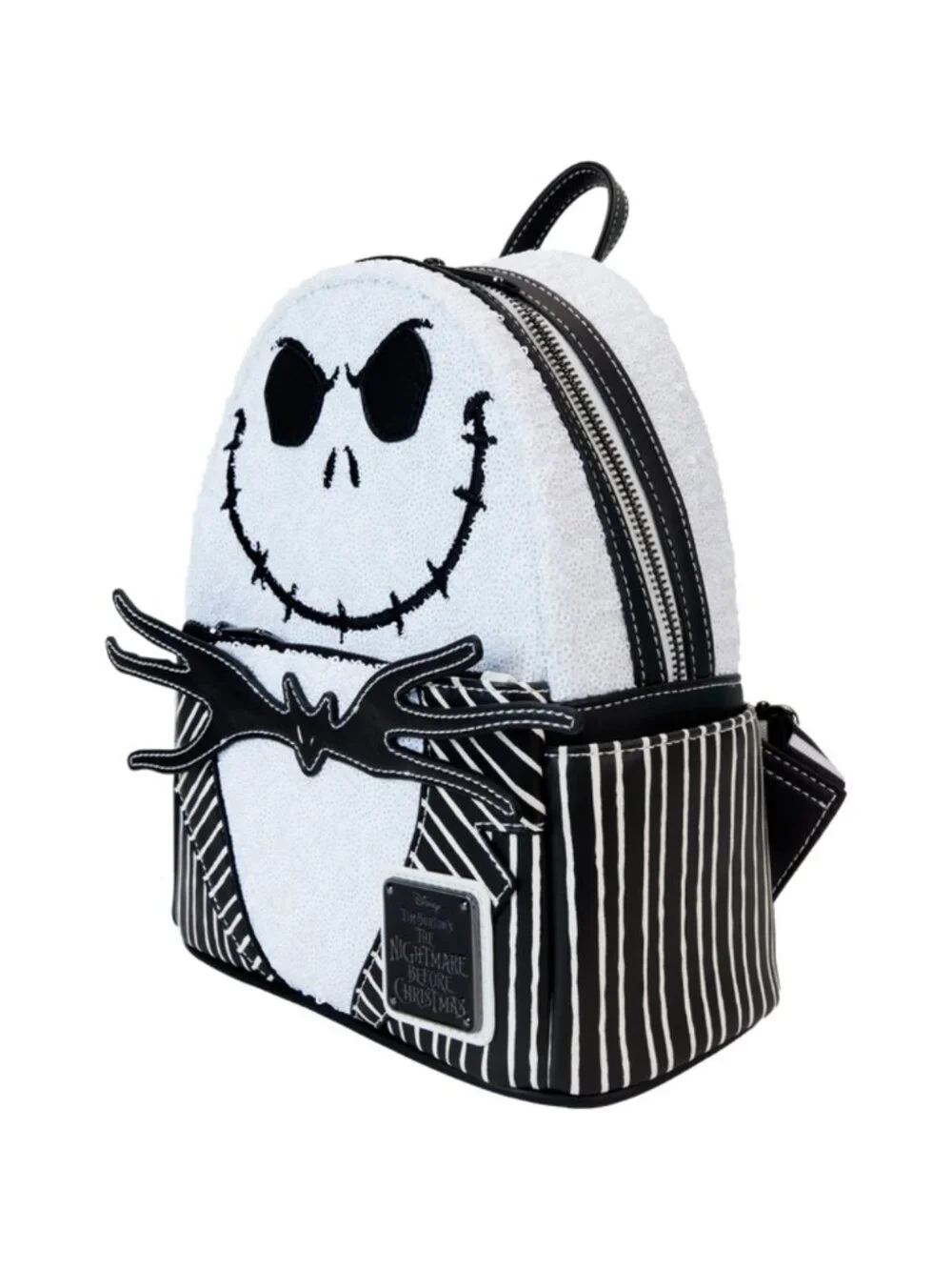 NBC Exclusive Jack Skellington Sequin Mini Backpack and Wallet